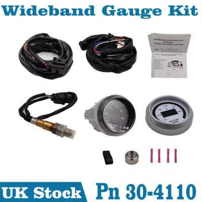 New 30-4110 Air/Fuel Ratio Gauge AFR 52mm with 4.9 LSU Sensor WideBand A/F - Image 1 of 4