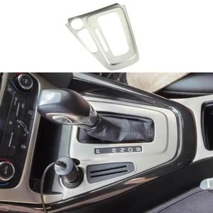 For Ford Focus 2015-2018 Silver Steel Middle Console Gear Shift Panel Cover Trim - Picture 1 of 5