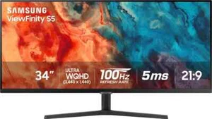 *BRAND NEW* Samsung 34" ViewFinity S50GC Ultra-WQHD 100Hz AMD FreeSync HDR10 - Picture 1 of 3
