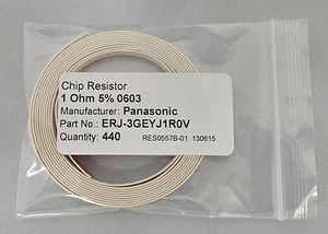 430 Pcs 1R / 1 Ohm 5% 1/10W 0603 SMD Chip Resistor Panasonic ERJ-3GEYJ1R0V - Bild 1 von 1