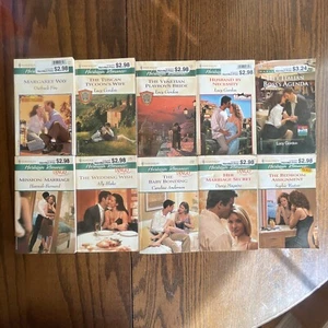 10 Harlequin Romance Novels (Paperback) International Theme FREE SHIPPING #087 - Bild 1 von 6