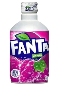 24 Flaschen Fanta Softdrink Soda aus Japan Traubengeschmack je 300 ml - Bild 1 von 1