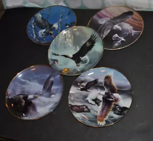 FRANKLIN MINT Plate S/5 Eagle Plate 4 di Spencer Williams 1 di Ted Blaylock LTD - Foto 1 di 12