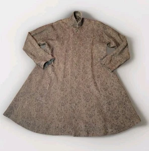 Cappotto/giacca jacquard Eskandar taglia 1 verde oliva marrone misto lana seta - Foto 1 di 10