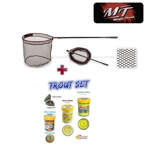 ZEBCO MAGIC TROUT FIX NET +3 Gläser Berkley Trout Bait + Teigformer #4 - Bild 1 von 3