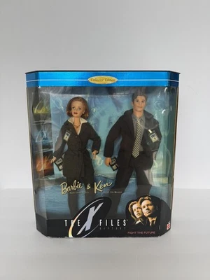 Кукла Barbie & Ken The X-Files подарочный набор коллекционное издание 1998 Mattel 19630  - Изображение 1 из 4