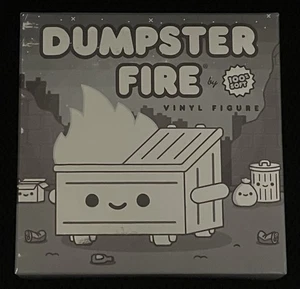 Dumpster Fire Chrome Edition Vinyl Figure 100% soft LE Kidrobot Exclusive - Picture 1 of 5