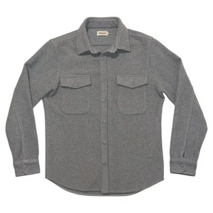 Taylor Stitch The Maritime Hemdjacke Wolle Größe 42 Large grau - Bild 1 von 4