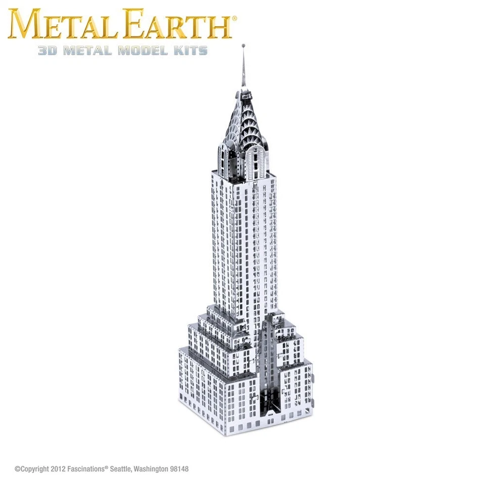 Fascinations MMS009 Metal Earth 3d Model Kit CHRYSLER Building