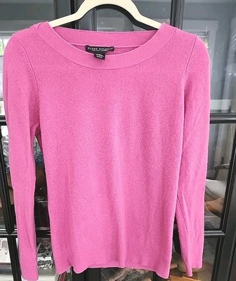 Suéter Top Elena Solano 100% Cachemira Manga Larga Mediana Rosa Foto 1 de 4