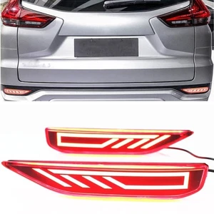 Car Rear Bumper Tail Brake Light Red Lamp For Mitsubishi Xpander Mustang 2019 2X - Picture 1 of 8