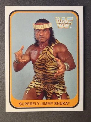 1991 Merlin WWF Italian Trading Card #131 SUPERFLY JIMMY SNUKA - Image 1 of 2