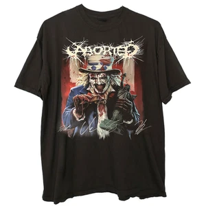 Nueva Camiseta Unisex ABORTED Band Tour 2025 Regalo Para Fan S a 5XL GC4084 - Imagen 1 de 3
