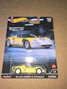 Hot Wheels Premium Car Culture Exotic Envy '69 Alfa Romeo 33 Stradle - Picture 1 of 1