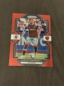 2022-23 Panini Prizm Premier League EPL Red Prizm /149 #56 AARON CRESSWELL Card - Picture 1 of 3