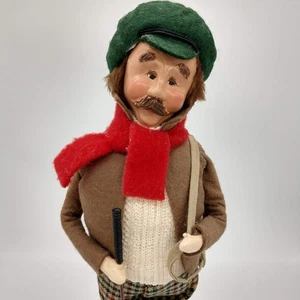 Estatuilla de golfista Byers' Choice The Carolers decoración navideña artesanal de golf EE. UU. - Imagen 1 de 13