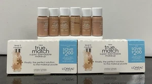L'Oreal True Match Super-Blendable Makeup W5 N5 C5 3x0.10 Oz Lot Of 2 - Picture 1 of 5