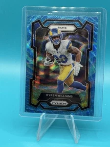 2023 Prizm Football Kyren Williams Blue Wave 137/199 Los Angeles Rams - Picture 1 of 3