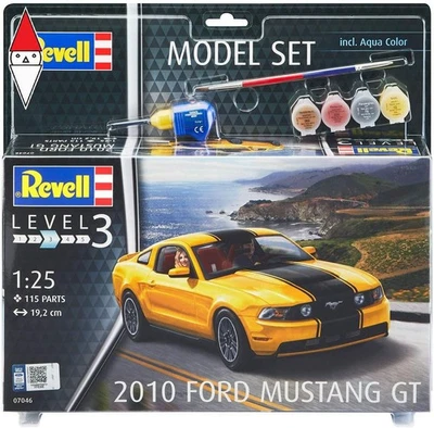 REVELL 1/25 MODEL SET 2010 FORD MUSTANG GT - Immagine 1 di 4