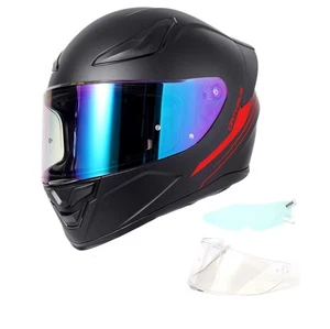 Orthrus Full Face Motorcycle Helmet DOT for Men Women - Picture 1 of 8