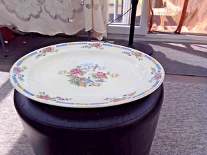 Elijah Cotton Nelson Ware Tsing. Medium Oval Serving Plate: 31.5 Cm x 25.5 Cm. - Picture 1 of 2