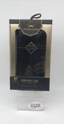 Cover case KALAIDENG a Libretto Per LG G3  Rigida pelle Nera - Immagine 1 di 3