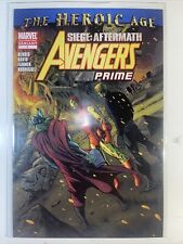 The Heroic Age Avengers Prime 1 2nd Print High Grade NM Marvel Comic HTF