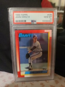 1990 Topps John Smoltz Psa 10