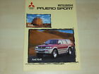 62563) Mitsubishi Pajero Sport Prospekt 11/1998