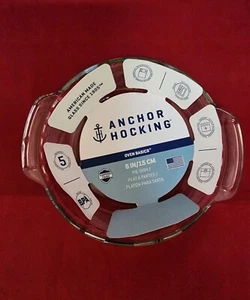 Anchor Hocking Mini Kuchenplatte Ofen Basics Glas 6 Zoll Klar 2er-Pack - Bild 1 von 5