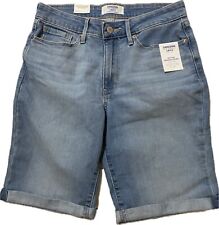NWT DENIZEN® from Levi's® Women's Mid-Rise 9" Inseam Bermuda Jean Shorts Size 4