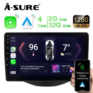 Radio Coche 2+32GB Carplay GPS Navi WIFI para Toyota Aygo II Citroen C1 Peugeot 108 - Imagen 1 de 11
