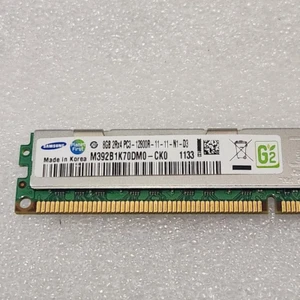 Lot of 2 Samsung M392B1K70DM0-CK0 16GB (2x8GB) RDIMM DDR3-1600R PC3-12800R ECC - Picture 1 of 3