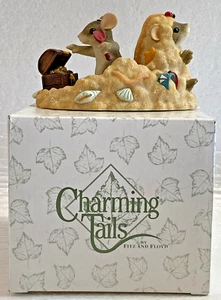 Charming Tails ~ BURIED TREASURES Figure 83/806 ~ Fitz & Floyd ~ NIB - Picture 1 of 14