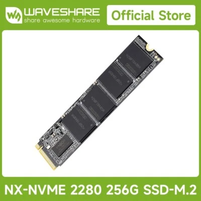 Waveshare NX M2 NVME 2280 128GB/256GB High-speed Solid State Drive - Image 1 of 4
