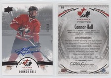 2016 Upper Deck Team Canada Juniors Men's Black /5 Connor Hall #69 Auto