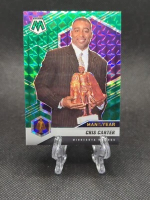 2021 Mosaic Mosaic Green Man Of The Year #277 Cris Carter Minnesota Vikings - Image 1 of 2