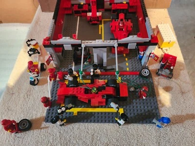 LEGO FERRARI F1 TEAM #8144 Custom Build w/ Film Crew, Manual & Decals, Set F - Image 1 of 4