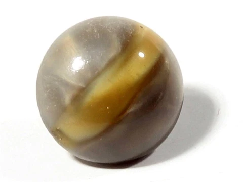 Czech antique satin grey striped art glass button rosette shank 14mm Cover