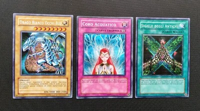Yu-Gi-Oh set PCK Drago Bianco Occhi Blu - Coro Acquatico - Sigillo degli Antichi - Immagine 1 di 4