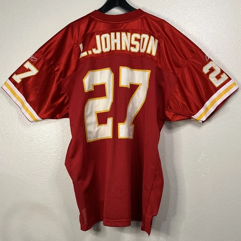 NFL Reebok Larry Johnson Kansas City Chiefs Jersey #27 Men Size: 54 Cover