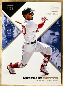 2019 Topps X Tatis Jr. 0.23 Style & Swag 4A Mookie Betts Boston Red Sox - Picture 1 of 2
