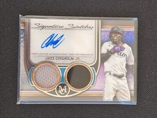 2023 Topps Museum Collection Signature Swatches Dual Relic Autograph Cards.