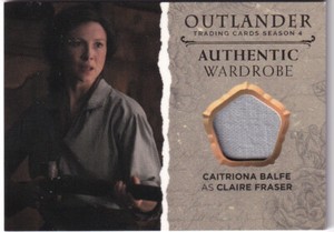 Outlander Season 4 Wardrobe Card B1 Claire Fraser