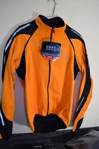Gore Bike Wear BLAZE ORANGE Phantom 2.0 SO Soft Shell Cycling Jacket MENS M NEW - Picture 1 of 18