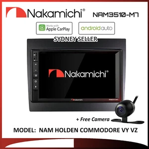 7" APPLE CARPLAY ANDROID AUTO NAKAMICHI BT FOR HOLDEN COMMODORE VY VZ 2002-2007 - Picture 1 of 2