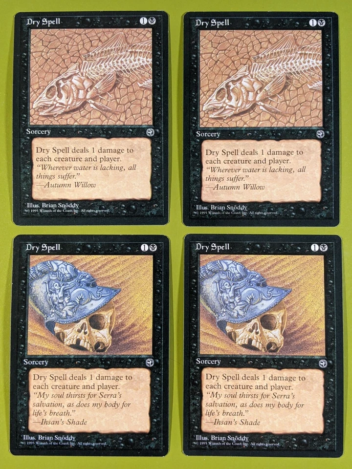 Dry Spell x4 Homelands 4x Playset Magic the Gathering MTG  - Image 1 of 1