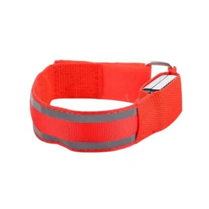 Reflective LED Light Arm Armband Strap Safety Belt For Night Running Cycling Etc - Picture 1 of 28
