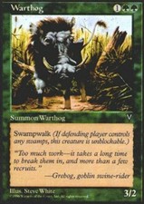 4x Warthog MTG Visions NM Magic Regular