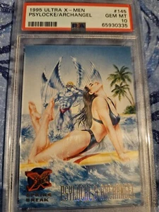 Psylocke & Archangel 1995 Fleer Ultra X-Men Spring Break Marvel #145 PSA 10 - Picture 1 of 4